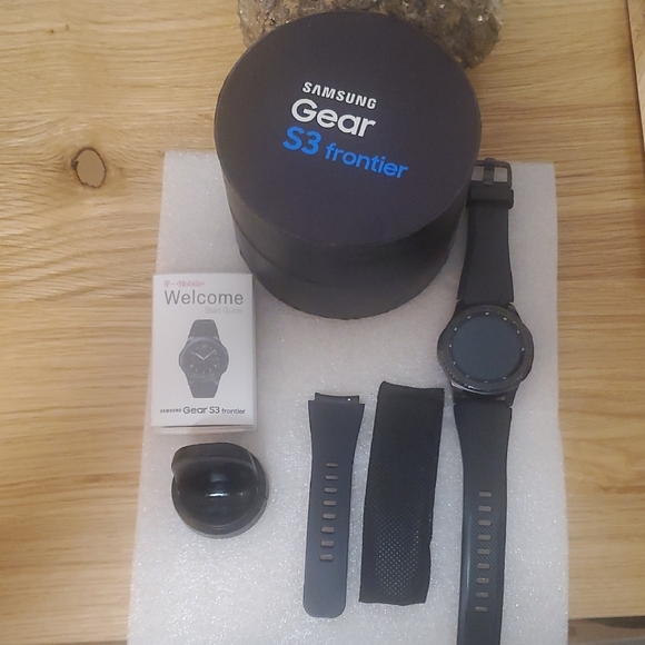 Samsung Smartwatch with Black and Silver Accents - Picture 6 of 9